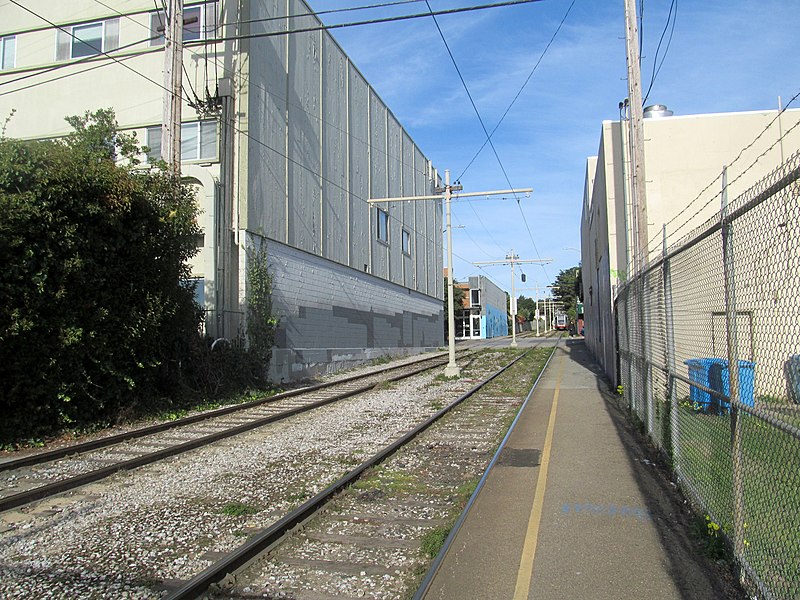 File:Northbound platform at Ocean Avenue, December 2017.JPG