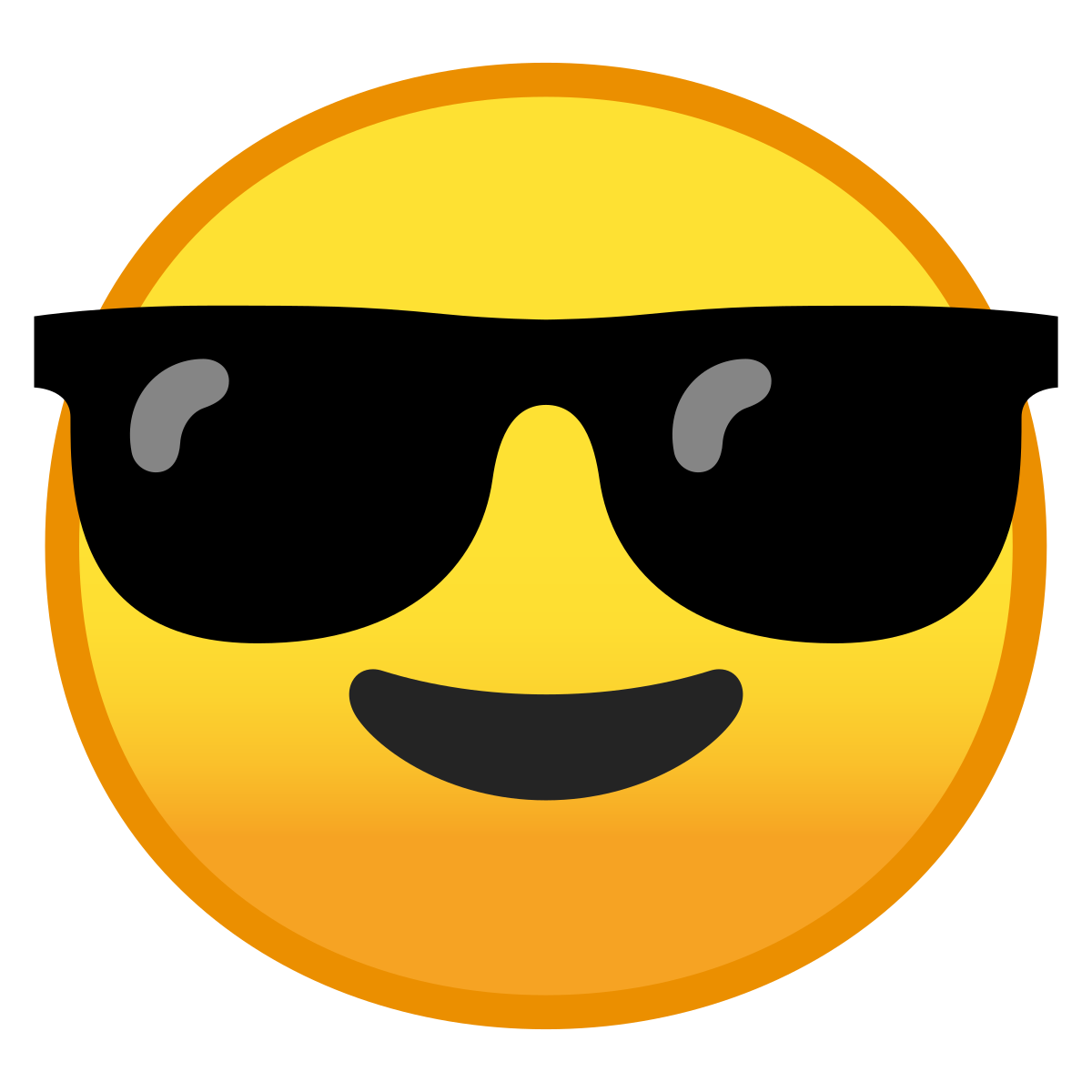 File:Noto Emoji Oreo 1f60e.svg - Wikimedia Commons