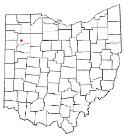 Localisation de Kalida, Ohio