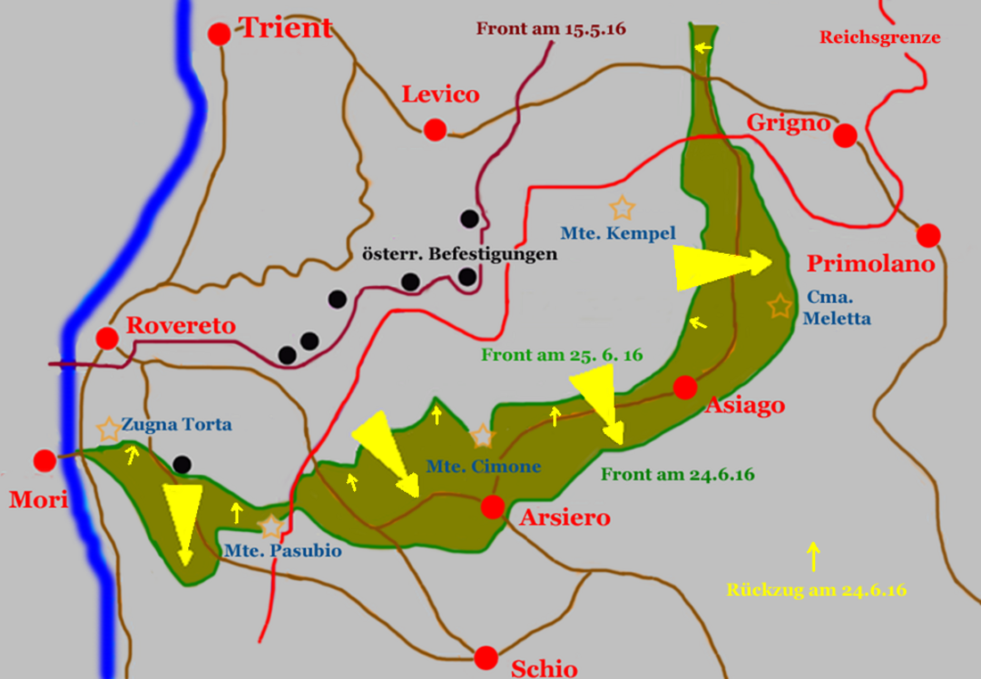 Österreich-Ungarns Südtiroloffensive 1916