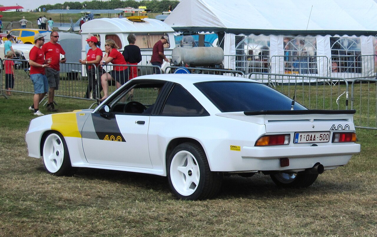 Image of Opel Manta 400 rear three-quarters at Schaffen-Diest Fly-drive 2013