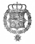 Kraljeva zvezda Reda belega orla Avgusta II. Močnega pred letom 1730