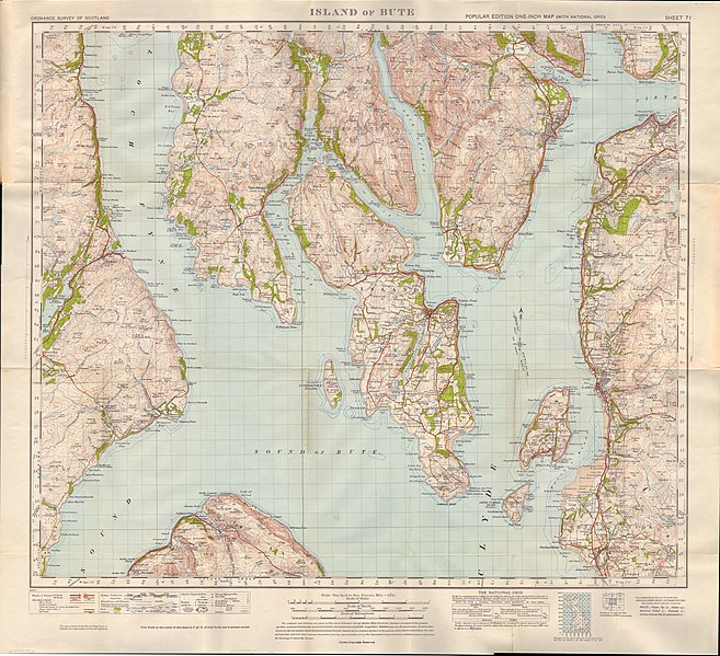 File:Ordnance Survey One-Inch Sheet 71 Island of Bute, Published 1925.jpg