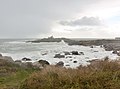 La Pointe de Trévignon (côté est) un jour de tempête (février 2014)