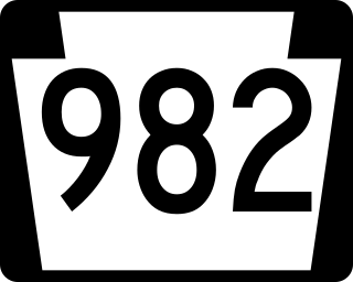 <span class="mw-page-title-main">Pennsylvania Route 982</span> State highway in Pennsylvania, US