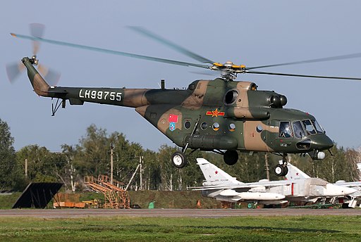 PLA Mil Mi-17-1 at Chelyabinsk Shagol Air Base