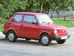 Fiat 126 version ELX le petit  avec le pot catalytique