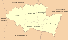 Plan powiatu sztumskiego