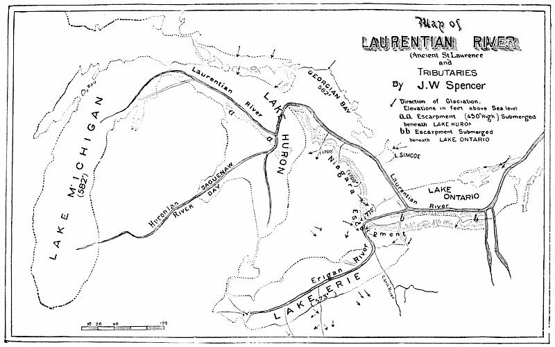File:PSM V49 D175 Map of ancient st lawrence river and tributaries.jpg