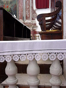 Pag Cathedral with Local Lace - Pag - Croatia.jpg