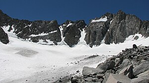 Palisade Glacier below North Palisade
