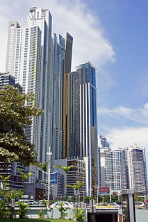 Bicsa Financial Center 68-storey skyscraper in Avenida Balboa, Panama City