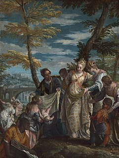 <i>The Finding of Moses</i> (Washington) Painting by Paolo Veronese