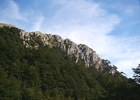 Vista de la sierra del Pollino.