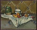 Paul Cézanne - Still Life with Jar, Cup, and Apples.jpg