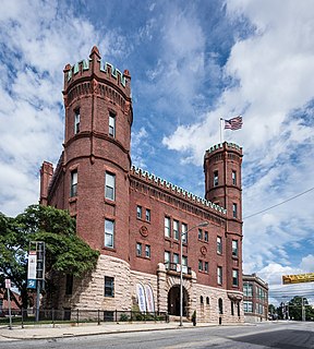 Pawtucket Armory former armory, now arts centre in Pawtucket, Rhode Island, United States