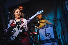 Peaness at Rough Trade Bristol in May 2022 Peaness at Rough Trade (52081337174).jpg