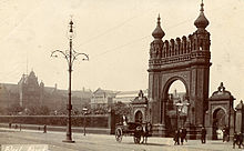 Victoria Arch circa 1905 Peel Park 1905.jpg