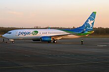 Pegas Fly Boeing 737-800.