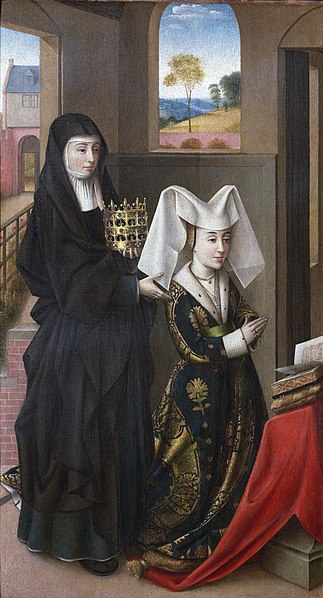 File:Petrus christus, Isabel of Portugal with St ElizabethFXD.jpg