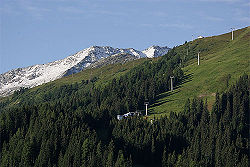 Skiareál v okolí sedla Splügenpass