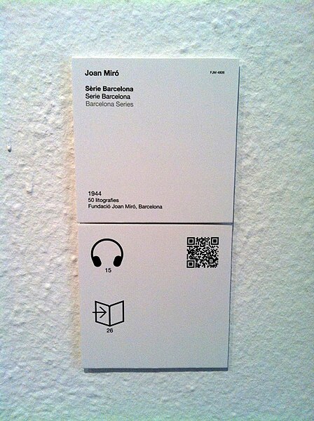 File:Picture of Quick Response Codes at Fundació Joan Miró- Barcelona Series.jpg