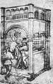 Pisanello, Emprisonnement d'un saint, Albertina, Vienne.