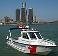 Police patrol boat