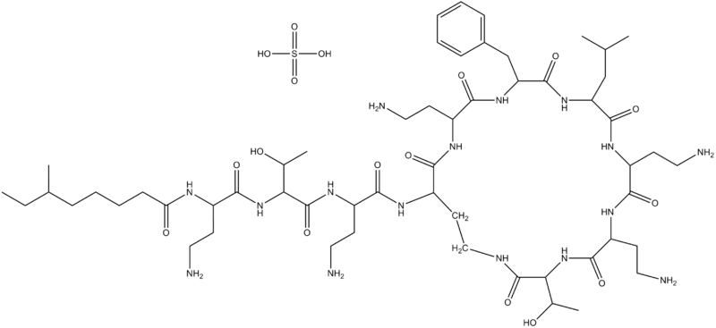 Polymyxin B-sulfat.