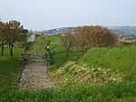 Ponte Loreto panorama Lanuvio e Genzano di Roma.JPG