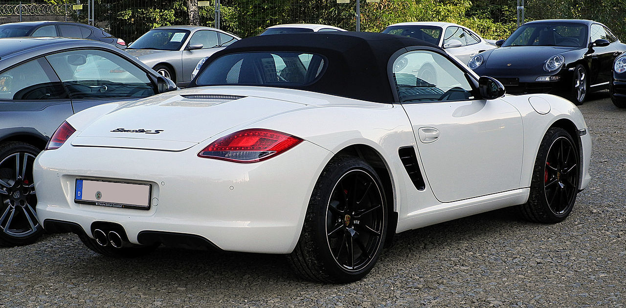 Image of Porsche Boxster S (987, Facelift) – Heckansicht, 25. September 2011, Düsseldorf