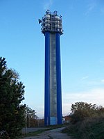 Vodárenská vyrovnávací věž Děvín v Praze