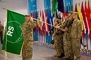 Presentation of the Resolute Support Colors