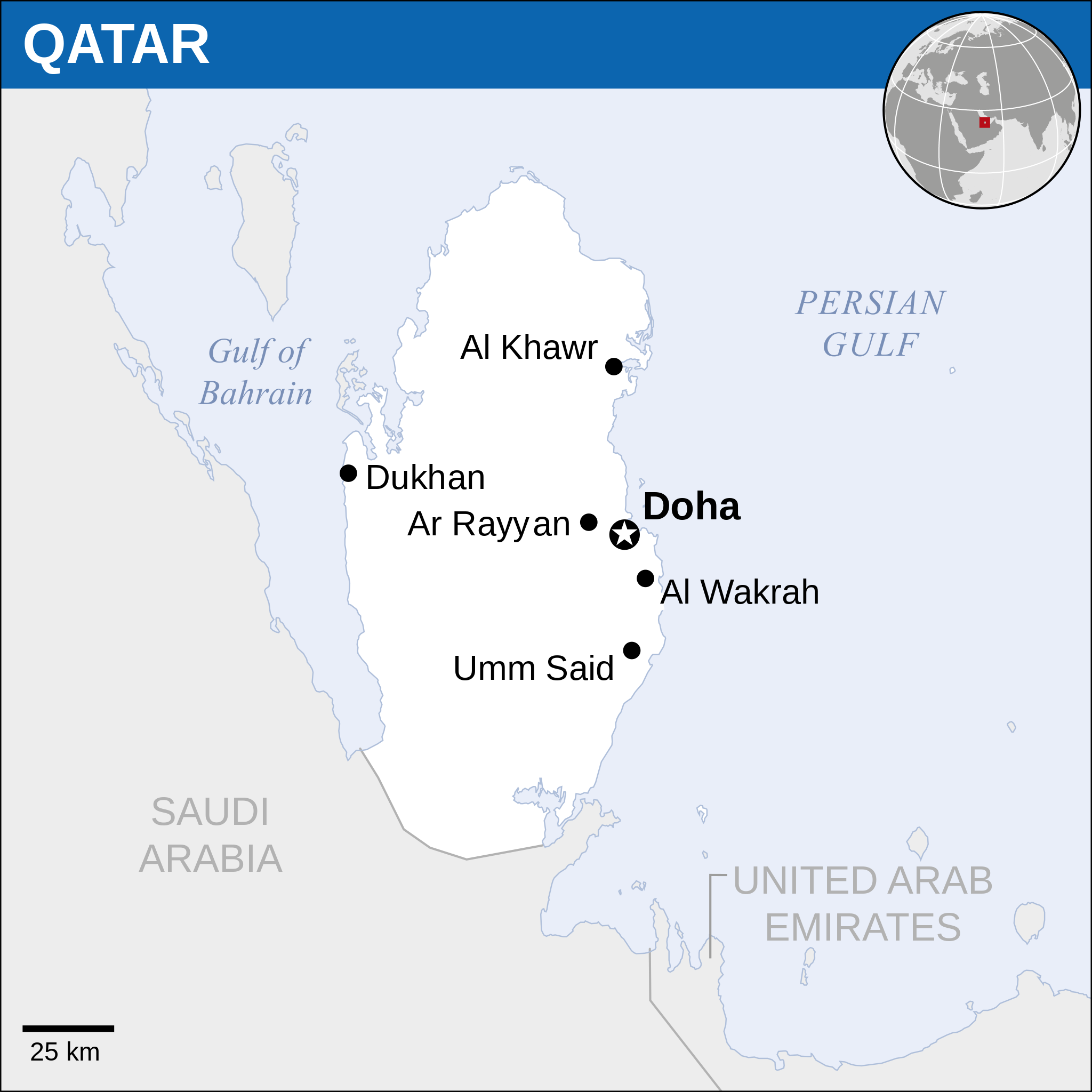 Tập tin:Qatar - Location Map (2013) - QAT - UNOCHA.svg – Wikipedia ...