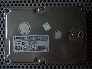 <span class="mw-page-title-main">Quantum Fireball</span> 3.5-inch hard disk drive made by Quantum Corporation
