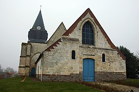 L'église Saint-Gervais pi Saint-Protais d' Tchériu.