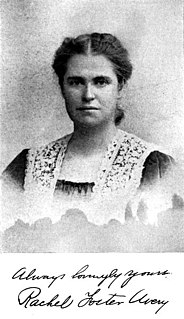 Rachel Foster Avery American suffragist