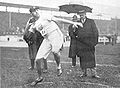 ראלף רוז מנצח בהדיפת כדור ברזל באולימפיאדת לונדון (1908)