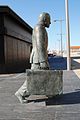 Estatua dedicada a la emigración en Vigo.