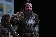 Chris Sullivan as Taserface at the 2016 San Diego Comic Con International promoting the 2017 film Guardians of the Galaxy Vol. 2. Ravager (28557173272).jpg