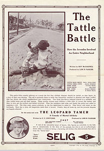 Dépliant de sortie pour LA BATAILLE TATTLE, 1913.jpg