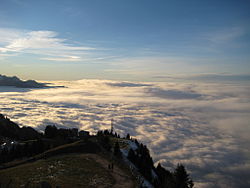 Above the sea of fog