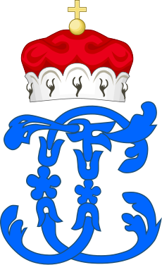 Royal Monogram of Charles Theodore, Elector of Bavaria.svg