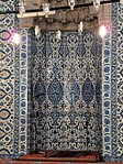 Tiles in the mihrab of the Rüstem Pasha Mosque, Istanbul (circa 1561)