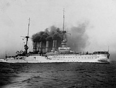 Das deutsche Flaggschiff SMS Scharnhorst
