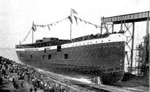 Old Dominion Line steamship Monroe launch 1902 SS Monroe launch 1902.png