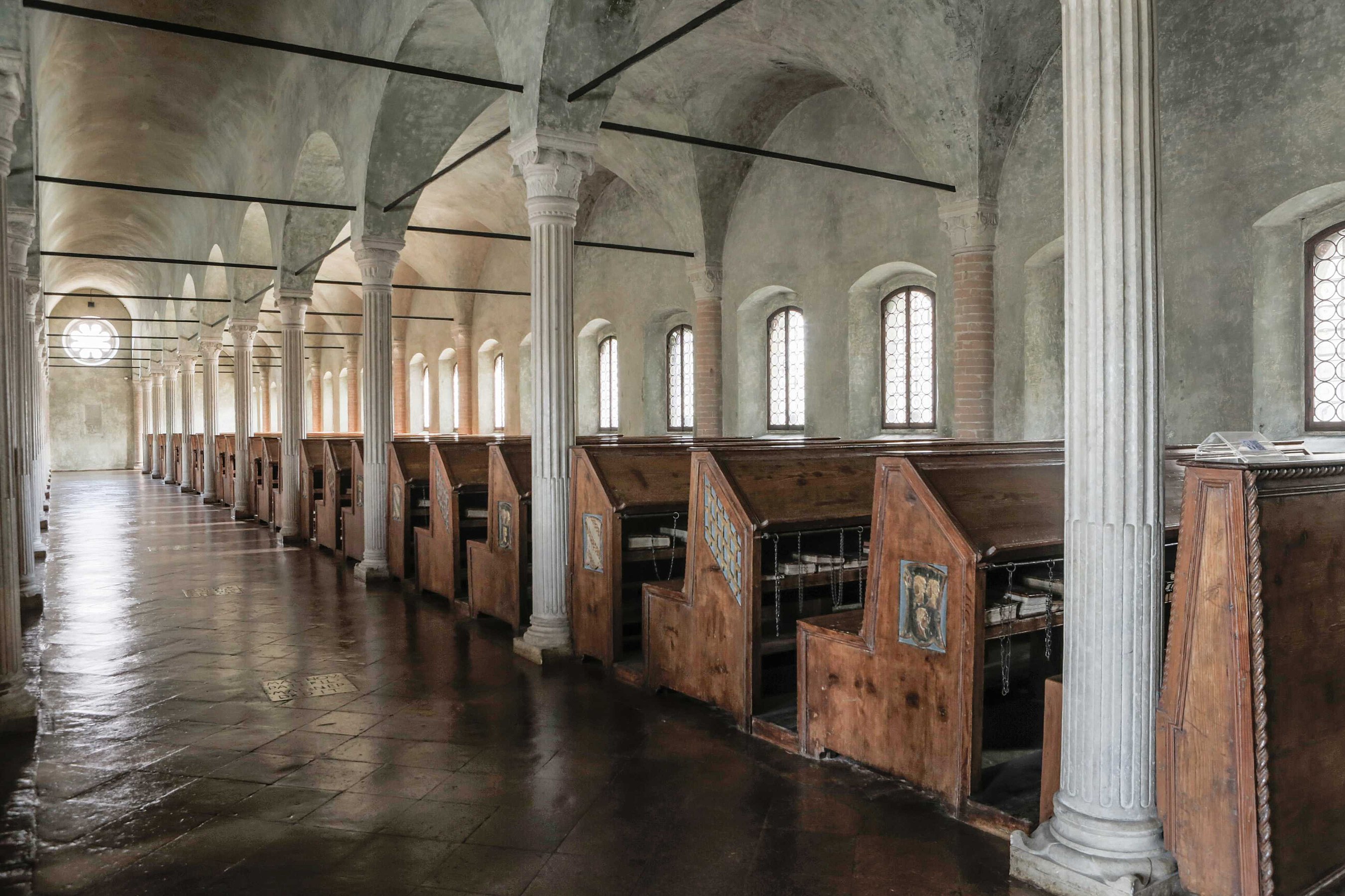 Sala del Nuti - Biblioteca Malatestiana - Cesena Photograph: Boschettim65 Licensing: CC-BY-SA-4.0