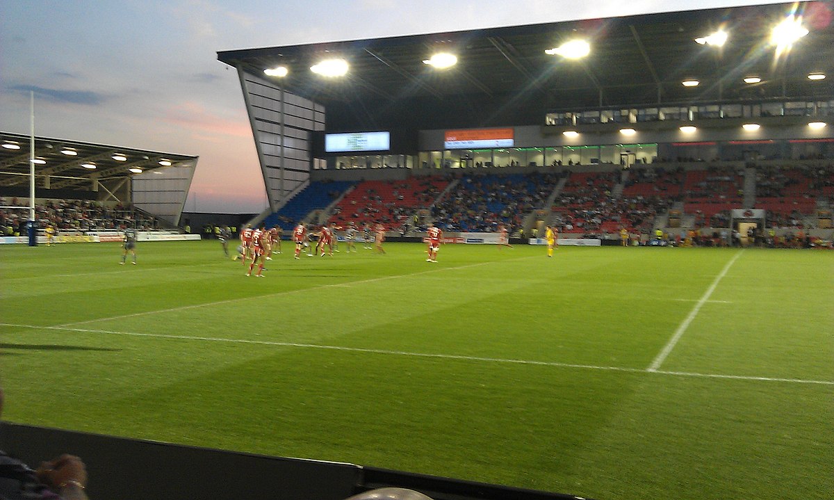Sale Sharks Rugby Match - Review of AJ Bell Stadium, Salford