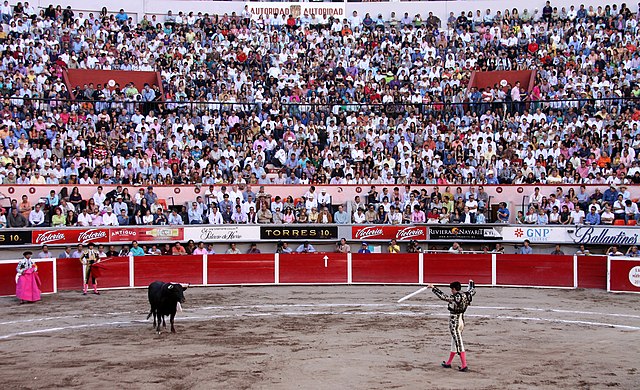 Коррида во время национальной ярмарки в Агуаскальентесе
