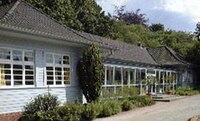 School Biology Center Hannover vid huvudkontoret i den botaniska skolträdgården i Burg (gammalt skolhus)